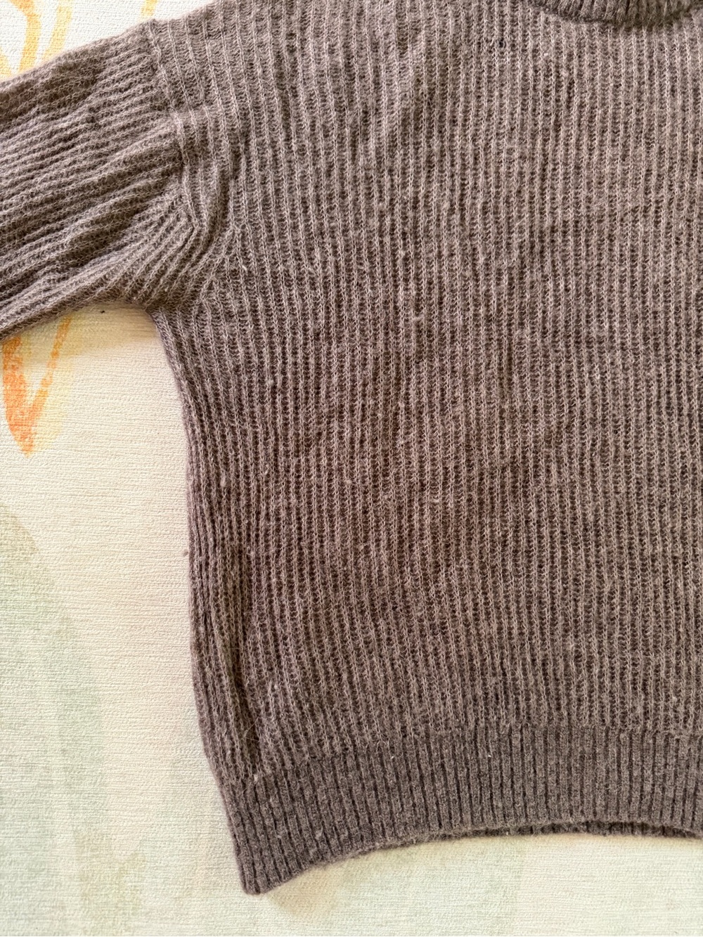 Everlane The Cocoon Crew in Alpaca, Taupe Melange - Size Medium - Picture 7 of 12